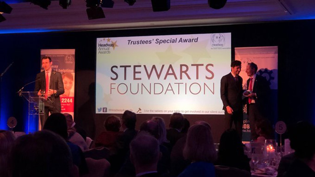 Stewarts Foundation -40th Anniversary of Headway