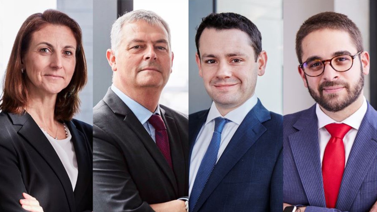 Fiona Gillett, Ian Gatt QC, Joe Mitchell and Aleks Valkov