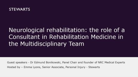 Neurological rehabilitation Soundbites