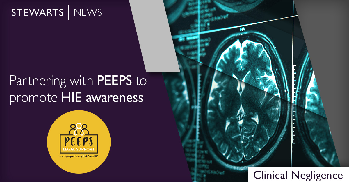 Partnering with PEEPS to promote HIE awareness - Stewarts