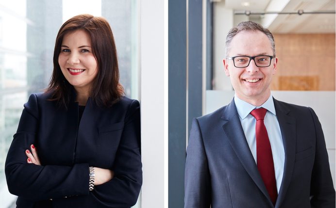 Stewarts Competition Co-heads Kate Pollock and Kenny Henderson