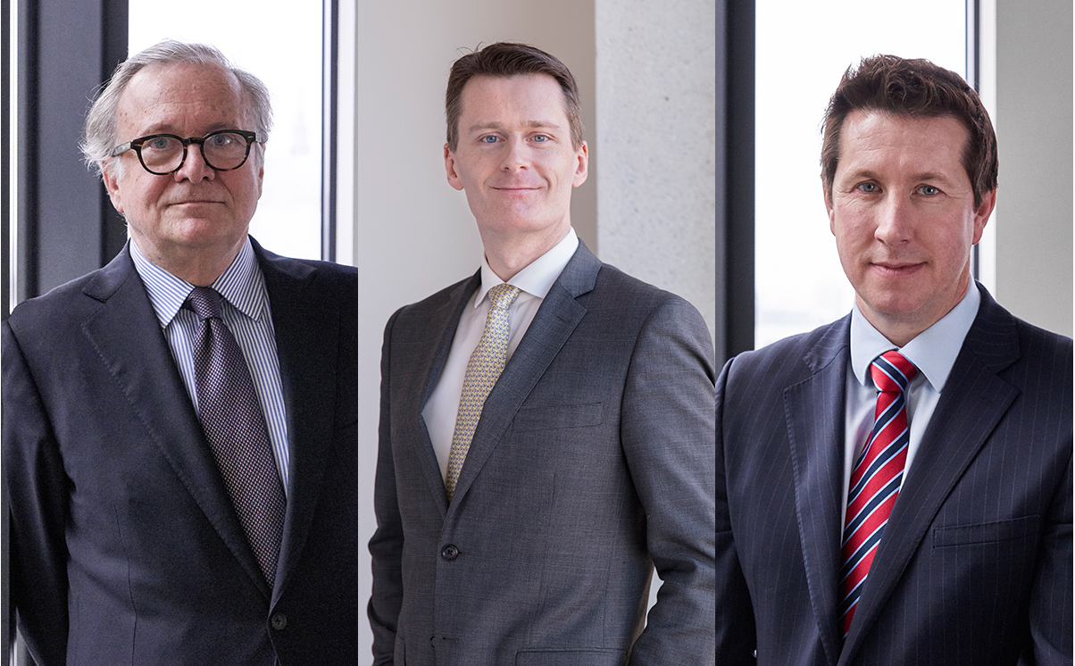 Patrick Dunaud, Victor Cramer and David Healy - Three New Stewarts partners