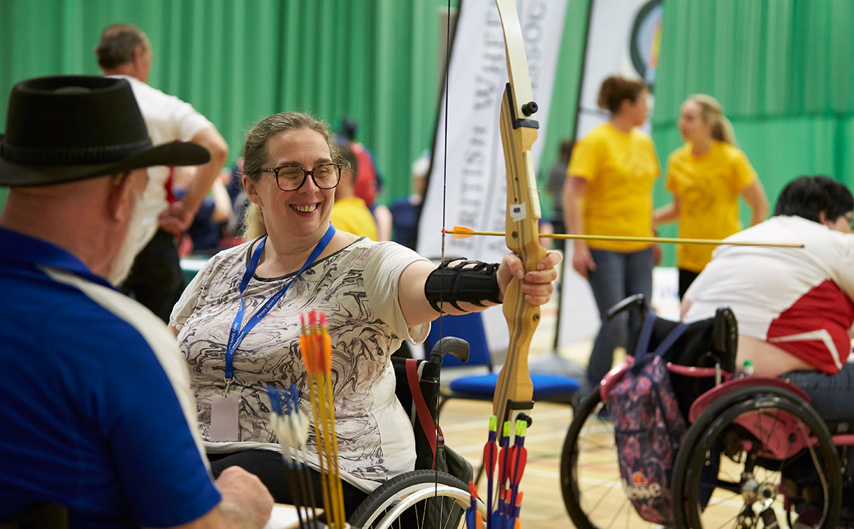 Archery at Wheelpower Games 2018