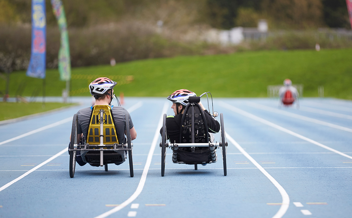 Handbike at Wheelpower Games 2018