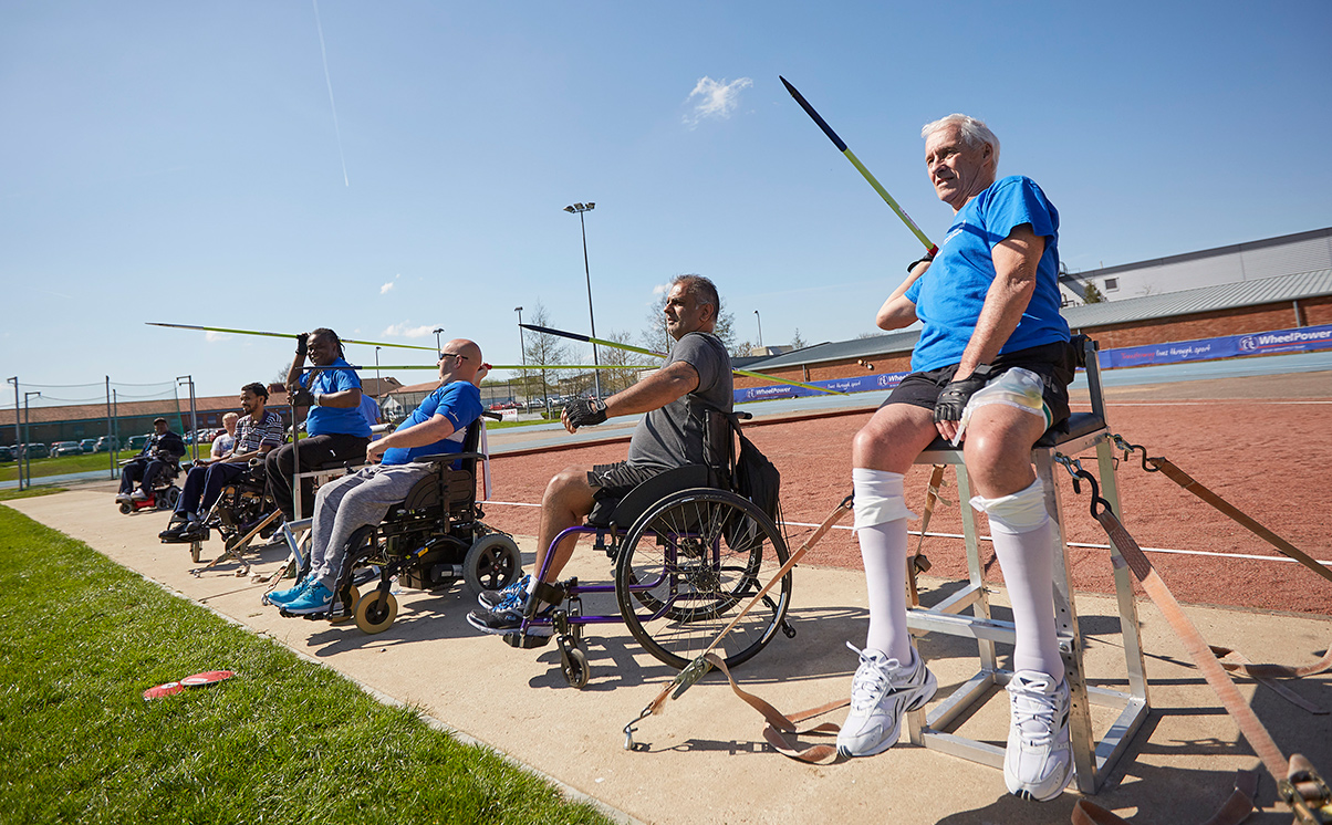 Javelin at Wheelpower games