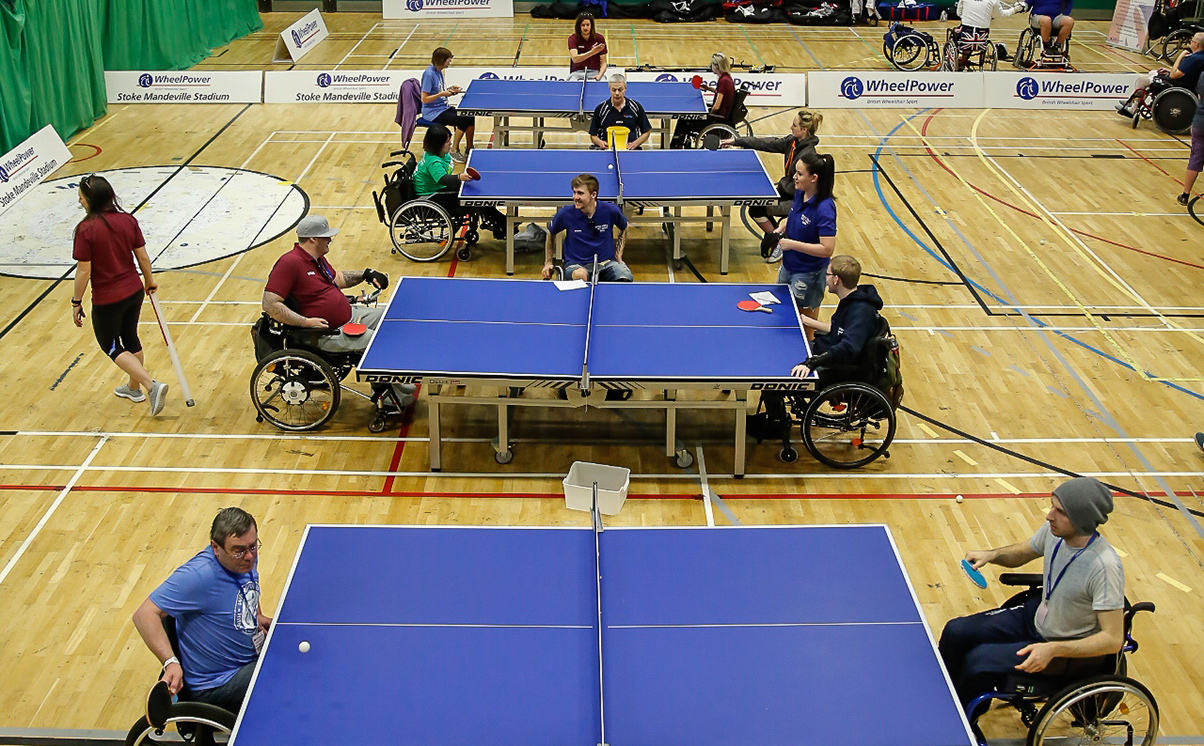 Table Tennis at Wheelpower Games 2018