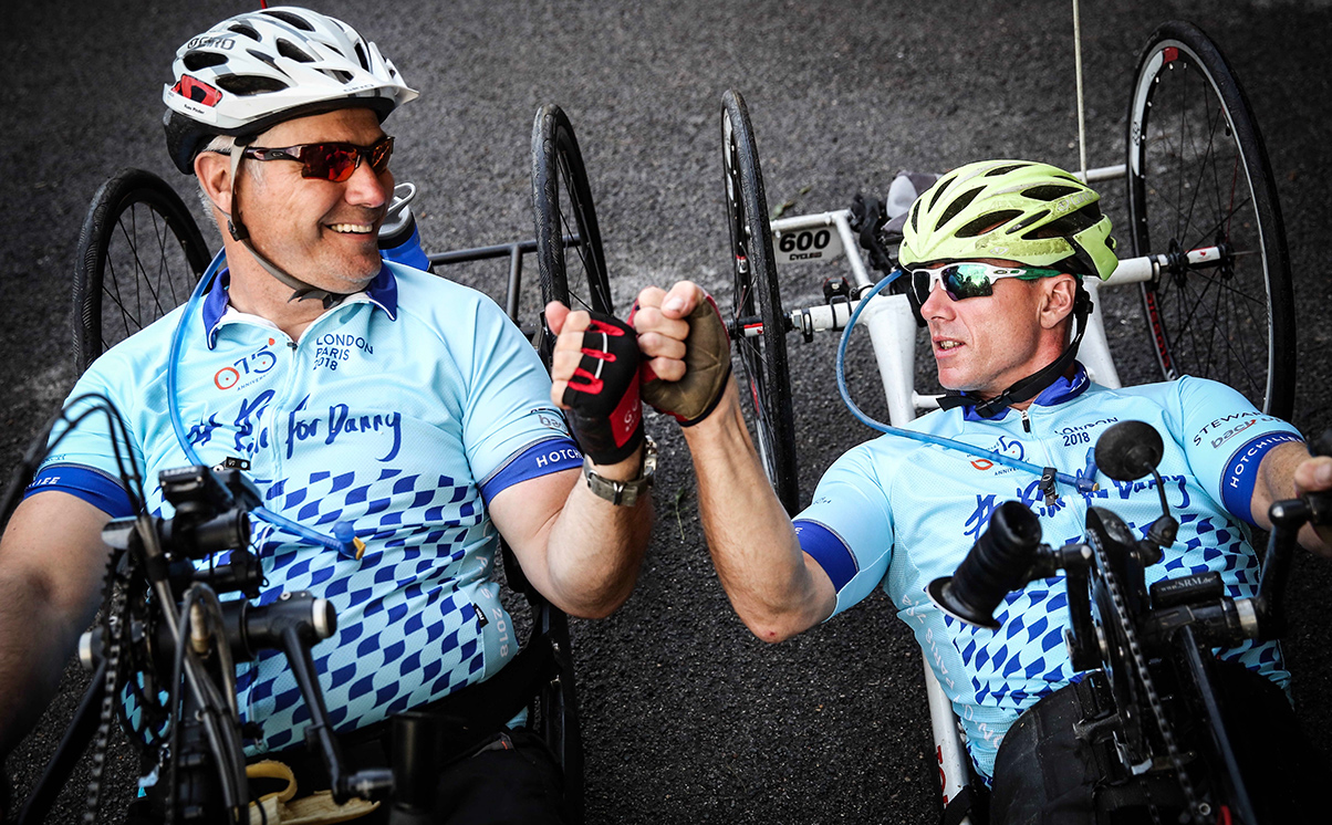 #ridefordanny hand cyclists