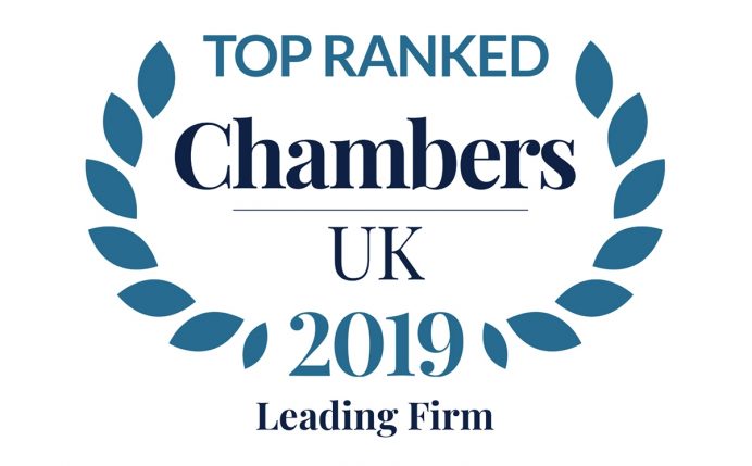 Stewarts Top Ranked Leading Law Firm in Chambers 2019