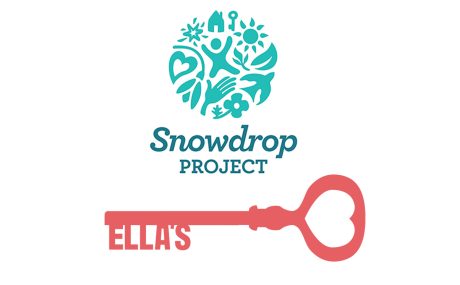 Ella's Home and Snowdrop Project logos - Stewarts' Charity of the Year