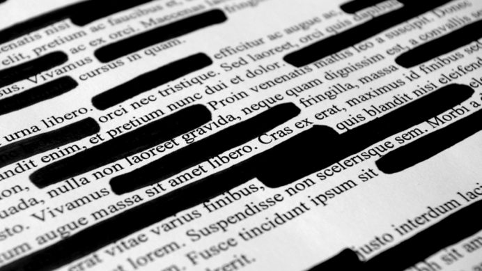 Redacted document