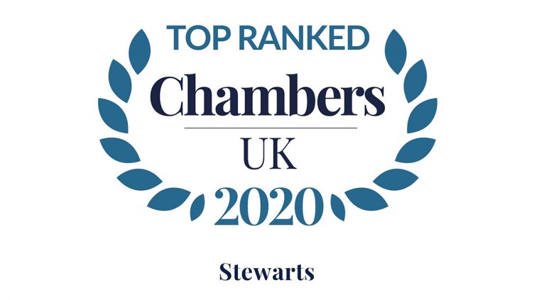 Stewarts achieves outstanding results in the Chambers 2020