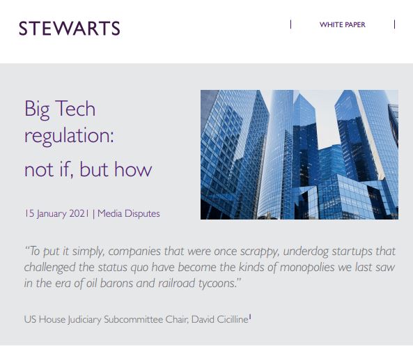 Big tech regulation white paper