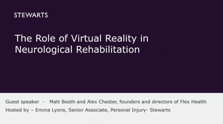 The Role of Virtual Reality in Neurological Rehabilitation - Matt Booth and Alex Chester