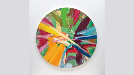‘Beautiful tropical, jungle painting (with pink snot)’ Damien Hirst